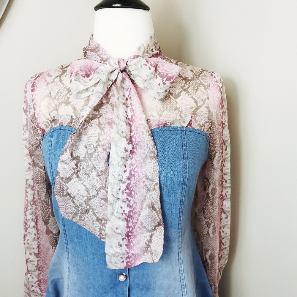 NWT Jean Dress